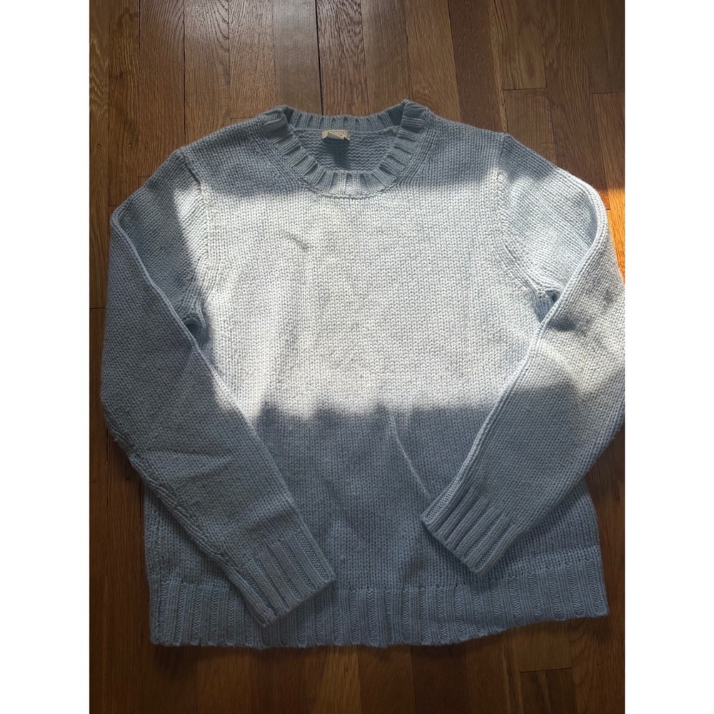 Vintage J. Crew women's thick blue swearer